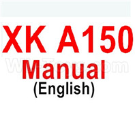 Wltoys XK A150 Parts-Manual pdf,Wl Toys XK A150 RC Plane Drone Parts,Boeing 747 RC Plane Parts,Boyin B747